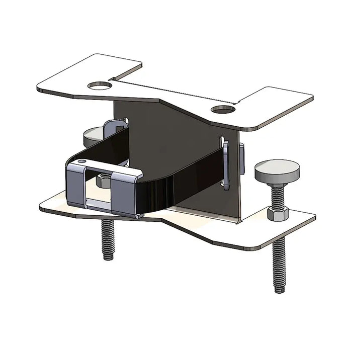 Gas Cylinder Bench Mount Bracket (1x) - Stainless Steel