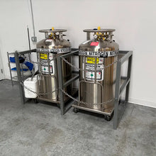 Load image into Gallery viewer, Liquid Gas Cylinder Rack (2 x 33&quot; Tank)
